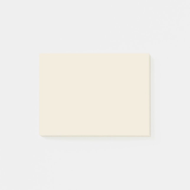 Eggshell Solid Colour Post-it Notes (Front)