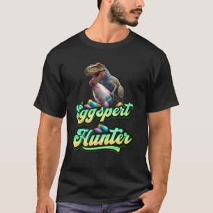 Eggspert Easter Eggs Hunter Easter Dinosaur Egg  4 T-Shirt
