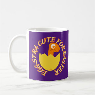 EGGSTRA CUTE FOR EASTER funny easter dino gift Coffee Mug