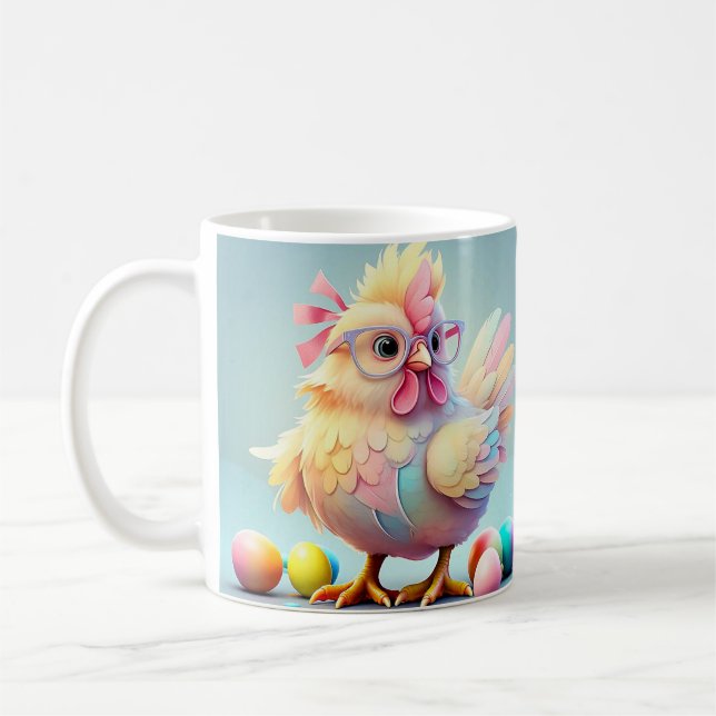 " EGGSTRAORDINARY DELIGHT " COFFEE MUG (Left)