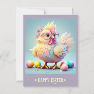 " EGGSTRAORDINARY DELIGHT " POSTCARD
