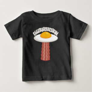 Eggstraterrestrial With Text Baby T-Shirt