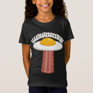 Eggstraterrestrial With Text T-Shirt