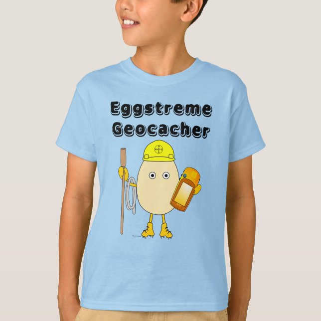 Eggstreme Geocaching T-Shirt (Front)