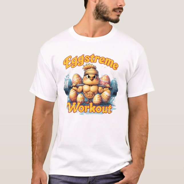 Eggstreme Workout T-Shirt (Front)