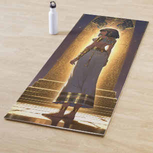 egipt cleopatra anime manga woman girl fan art yoga mat