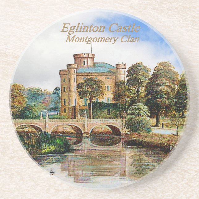 Eglinton Castle – Montgomery Clan Coaster (Front)
