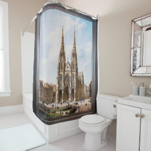 Église Sainte-Clotilde à Paris by Max Berthelin Shower Curtain
