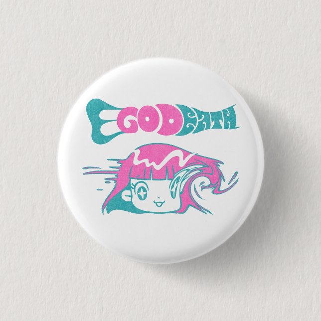 Ego Death 3 Cm Round Badge (Front)