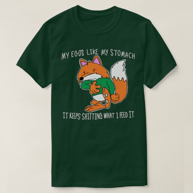 Ego Death Fox T-Shirt (Design Front)