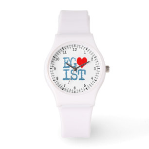 Egoist Red Heart Denim Watch