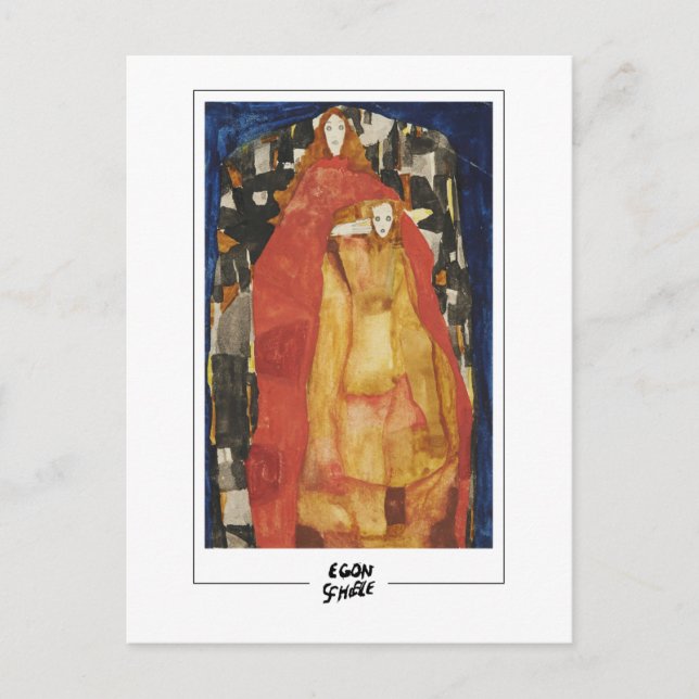 Egon Schiele #578 - Fine Art Postcard (Front)