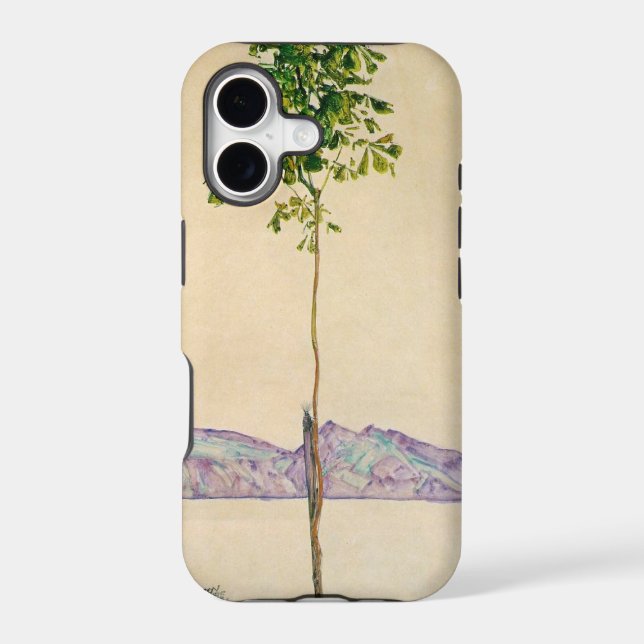Egon Schiele Chestnut Tree iPhone case (Back)