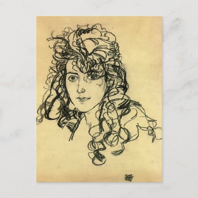 Egon Schiele- Madame Sohn Postcard (Front)