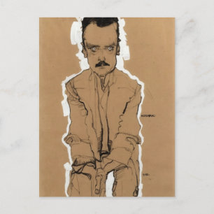 Egon Schiele- Portrait of Eduard Kosmack Postcard