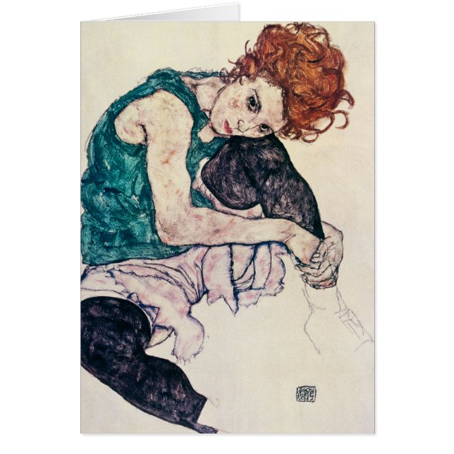 Egon Schiele Seated Woman (Front)