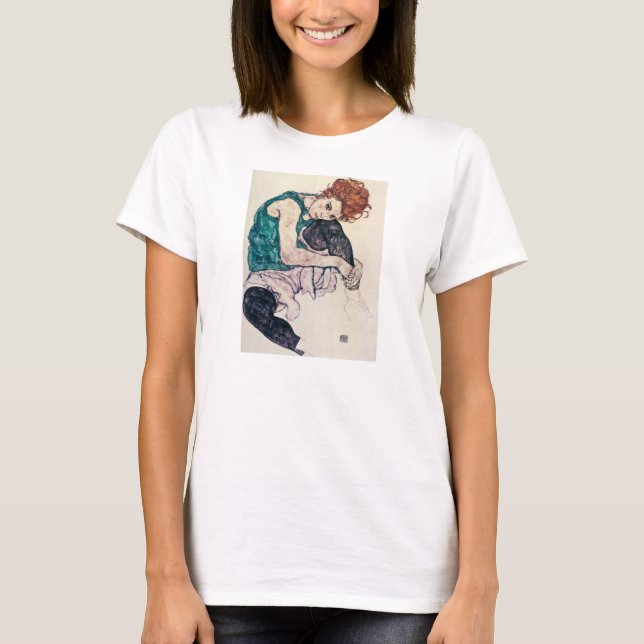 Egon Schiele Seated Woman T-shirt (Front)