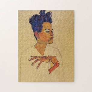 Egon Schiele Self Portrait Jigsaw Puzzle