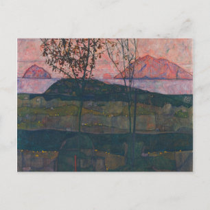 Egon Schiele - Setting Sun Postcard
