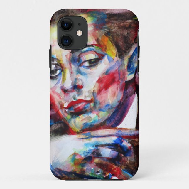 egon schiele - watercolor portrait Case-Mate iPhone case (Back)