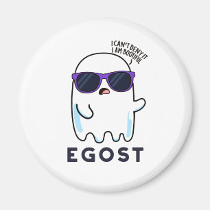 Egost Funny Halloween Ego Ghost Pun Magnet