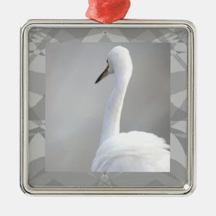 Egret Bird Photo Ornament