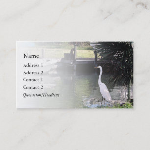 Egret Business Card