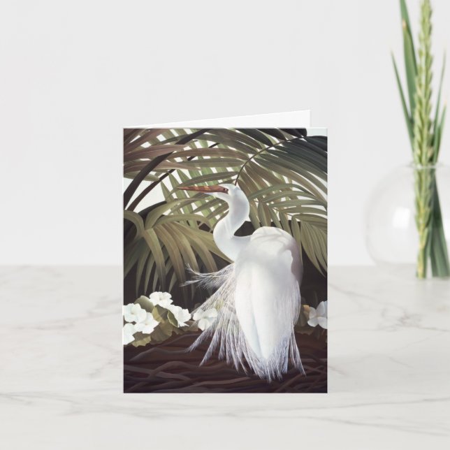 Egret card (Front)