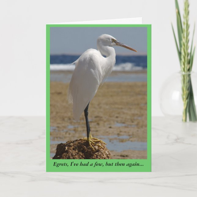 Egret Card (Front)