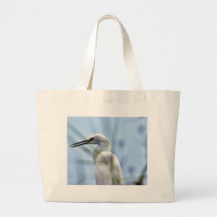 Egret Large Tote Bag