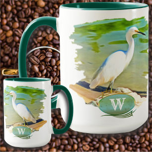 Egret On The Mismaloya River 0335 Mug