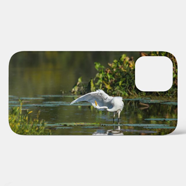Egret Wing Exam iPhone Case (Back (Horizontal))