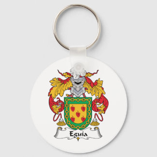 Eguia Family Crest Key Ring