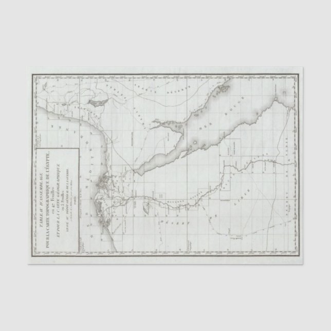 Egyopt and Palestine Tissue Paper (Front)