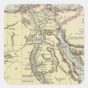Egypt 13 square sticker