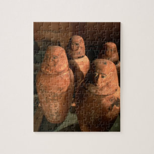 Egypt, 26th dynasty Canopic jars found in Abu Jigsaw Puzzle