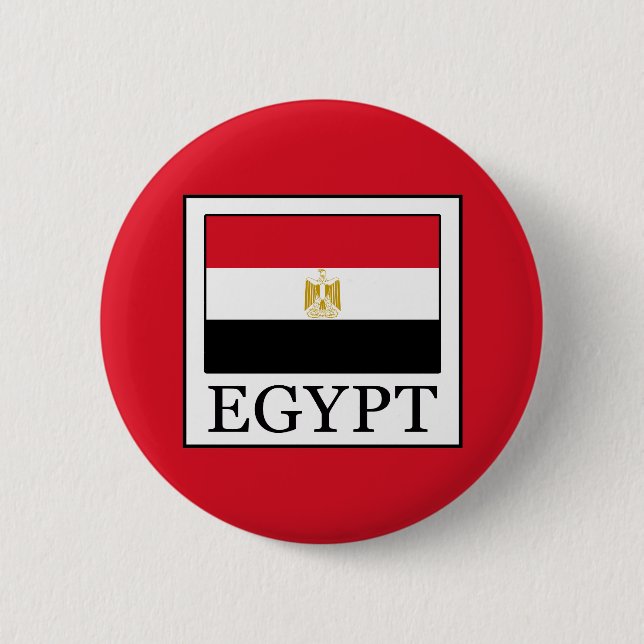 Egypt 6 Cm Round Badge (Front)