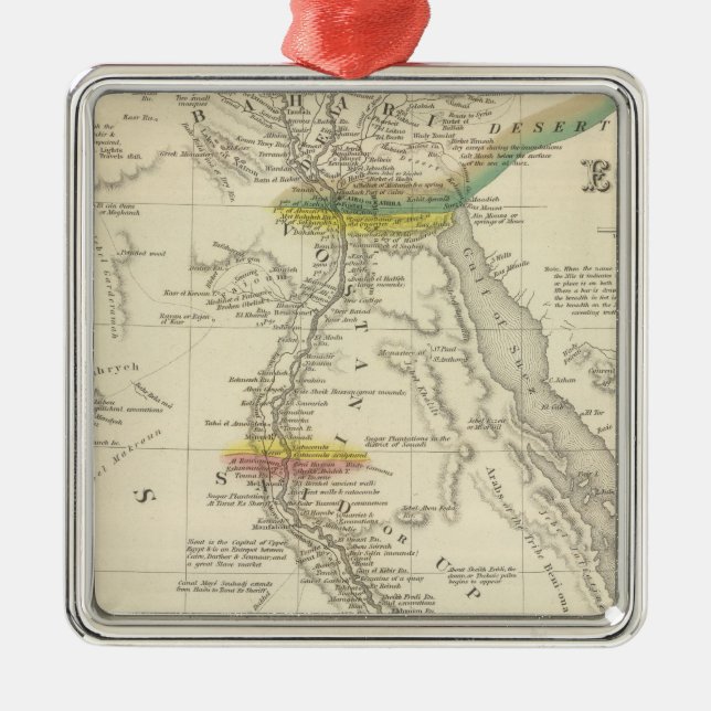 Egypt 7 metal tree decoration (Front)