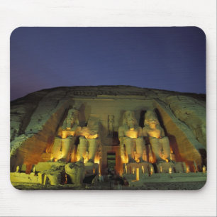 Egypt, Abu Simbel, Colossal figures of Ramesses Mouse Pad