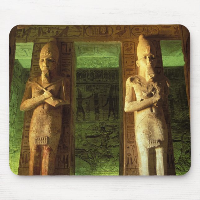 Egypt, Abu Simbel, Statue of Ramesses II, Mouse Pad (Front)