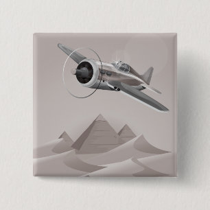 Egypt adventure 15 cm square badge