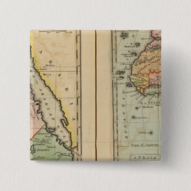 Egypt, Africa 15 Cm Square Badge (Front)