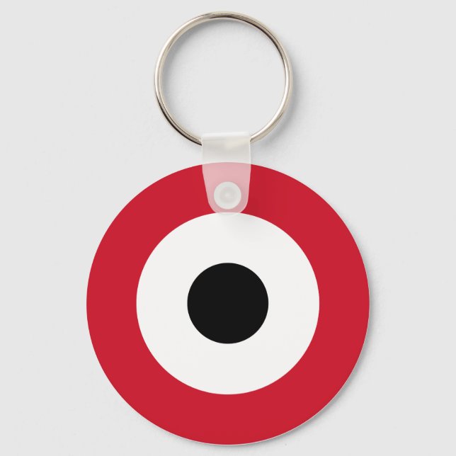 Egypt Air Force Roundel Key Ring (Front)