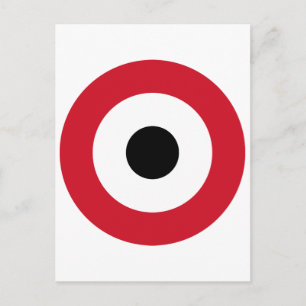 Egypt Air Force Roundel Postcard
