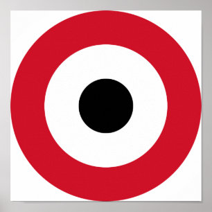 Egypt Air Force Roundel Poster