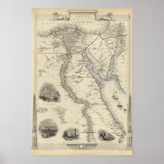 Egypt, And Arabia Petraea Poster (Front)