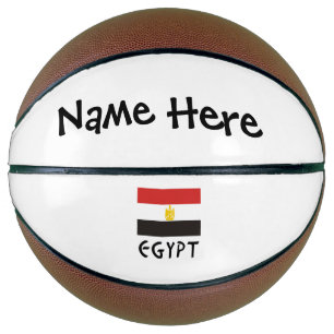 Egypt and Egyptian Dlag with Your Name Basketball