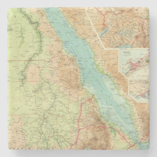 Egypt and the Nile Stone Coaster