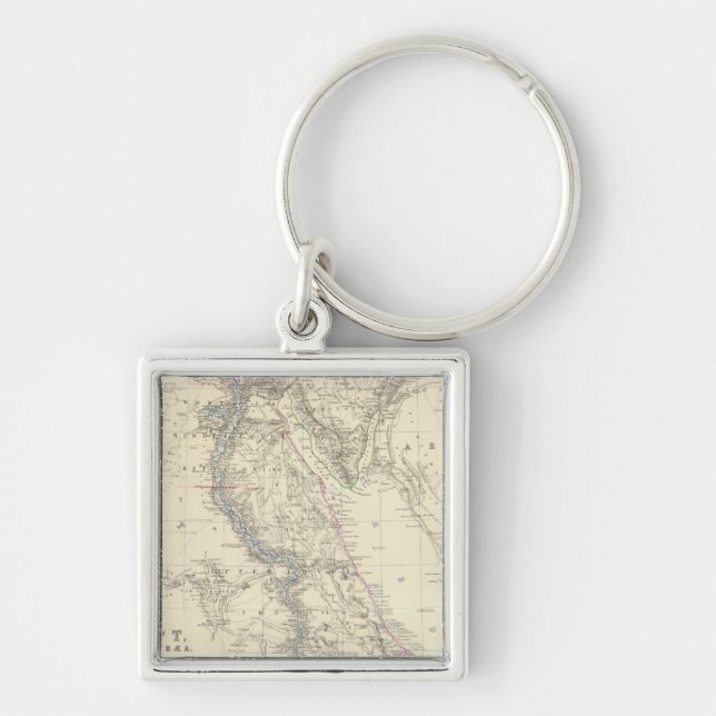 Egypt, Arabia Petraea, Nubia Key Ring (Front)