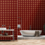 Egypt Art Deco Lotus Nefertiti  Wallpaper<br><div class="desc">Lightweight Art Deco design with Egyptian motifs is a great decor for any room in your home. Elegantly accentuates both modern design and vintage style of the room</div>